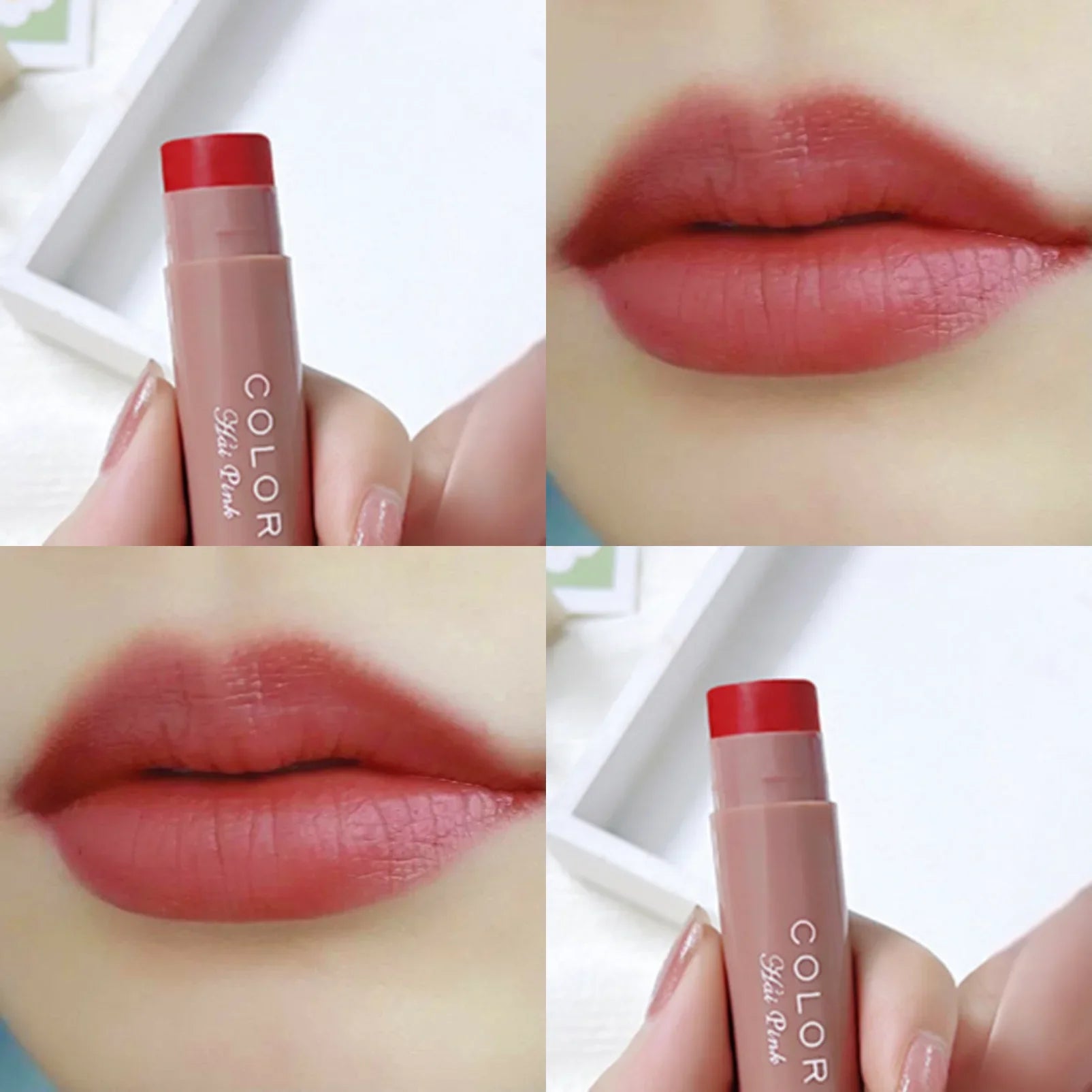 Moisturizing Lipstick Lip Balm Waterproof Nourish Non-greasy Gloss