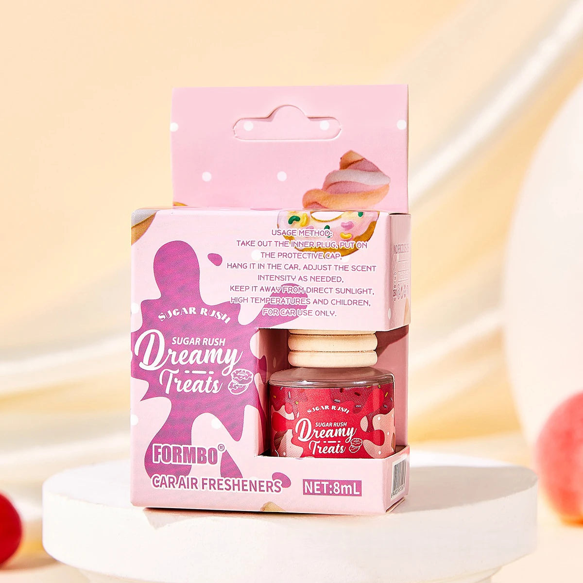 Luxury Hanging Car Air Freshener Pendant – 8ml Scent Diffuser Car Air Freshener Zpaxo DREAMY