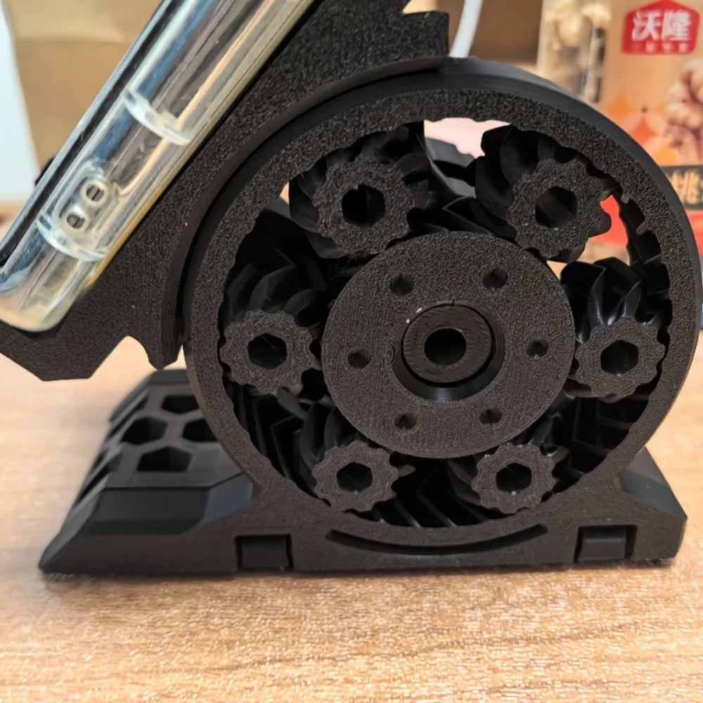 Planetary Gear Phone Holder Mecha-style 3D Printed Adjustable Zpaxo