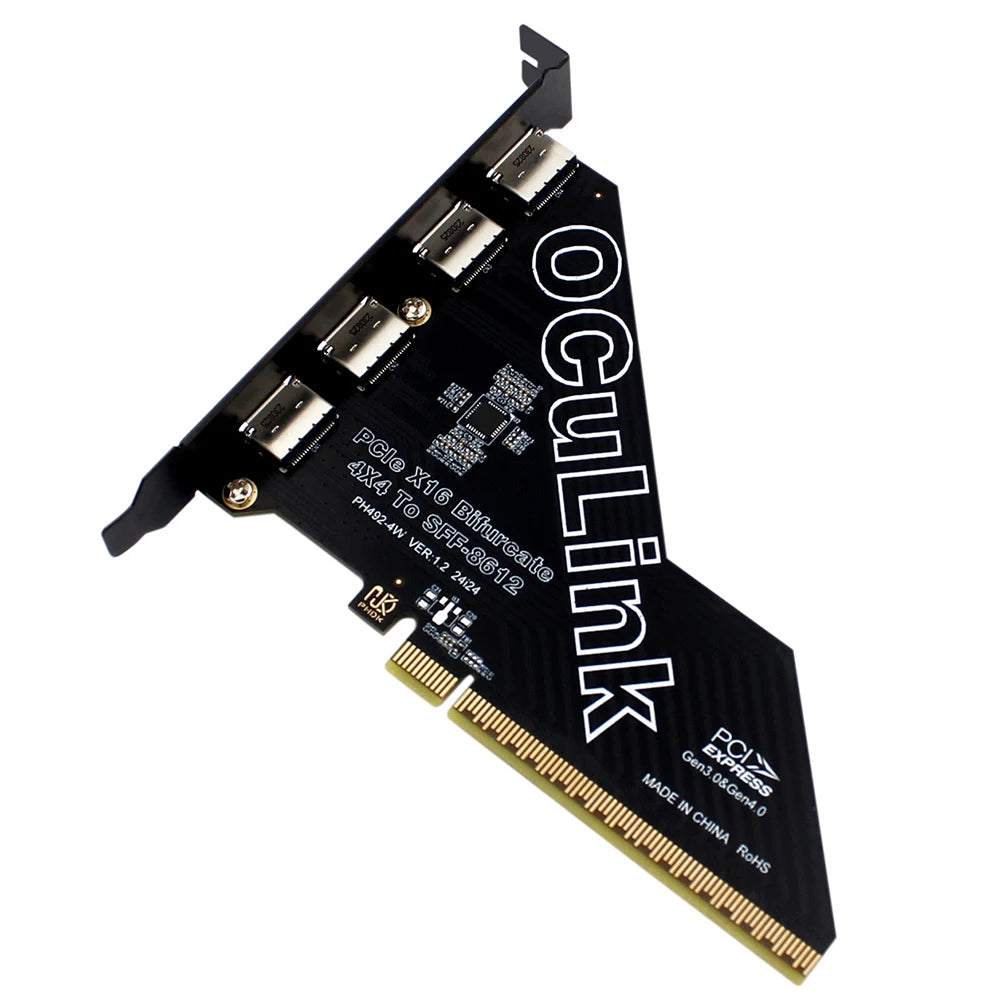 PCIe X16 SFF 8611&8612 Adapter Card PCI Express PCI-E SSD Convert