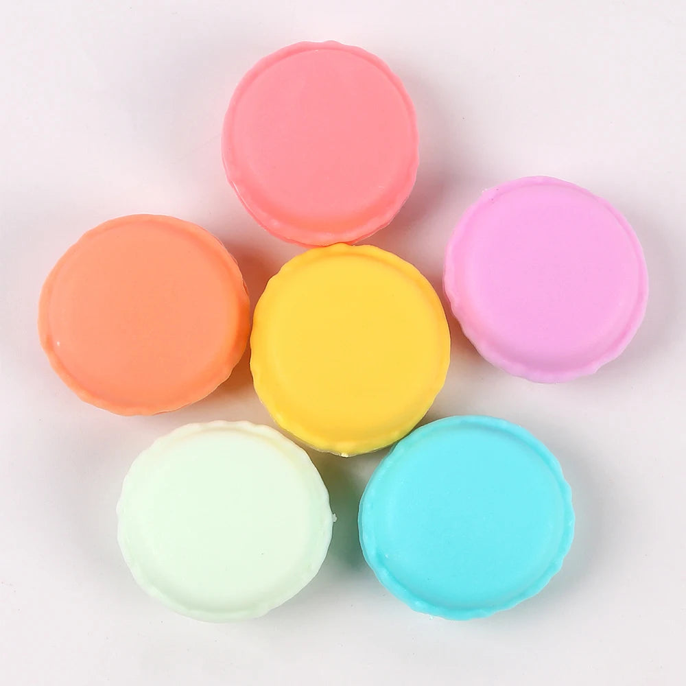6Pcs Macaron Jewelry Box 6 Color Mini Rings Earrings Storage Box Travel Cosmetic Organizer Case Pill Container Zpaxo