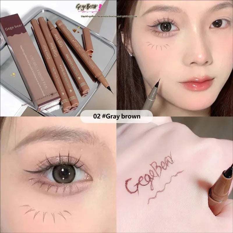 Waterproof Ultra-fine Liquid Eyeliner Quick-drying Long-lasting Matte Zpaxo 02