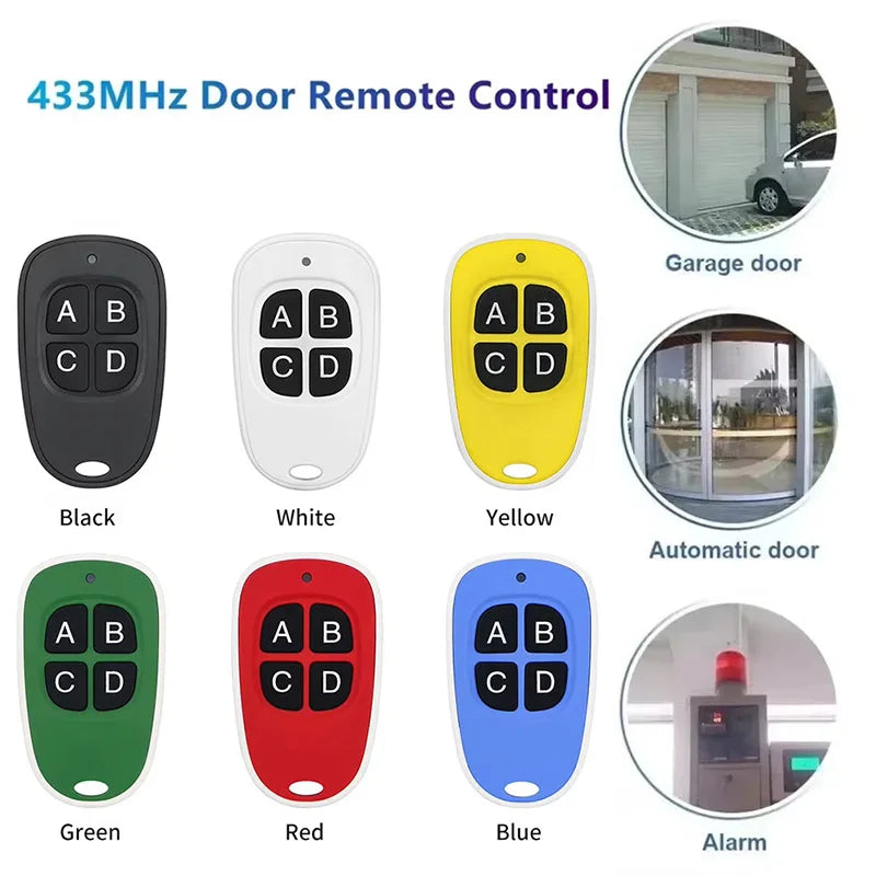433MHz Remote Control Opener Wireless Transmitter Duplicator Clone Zpaxo