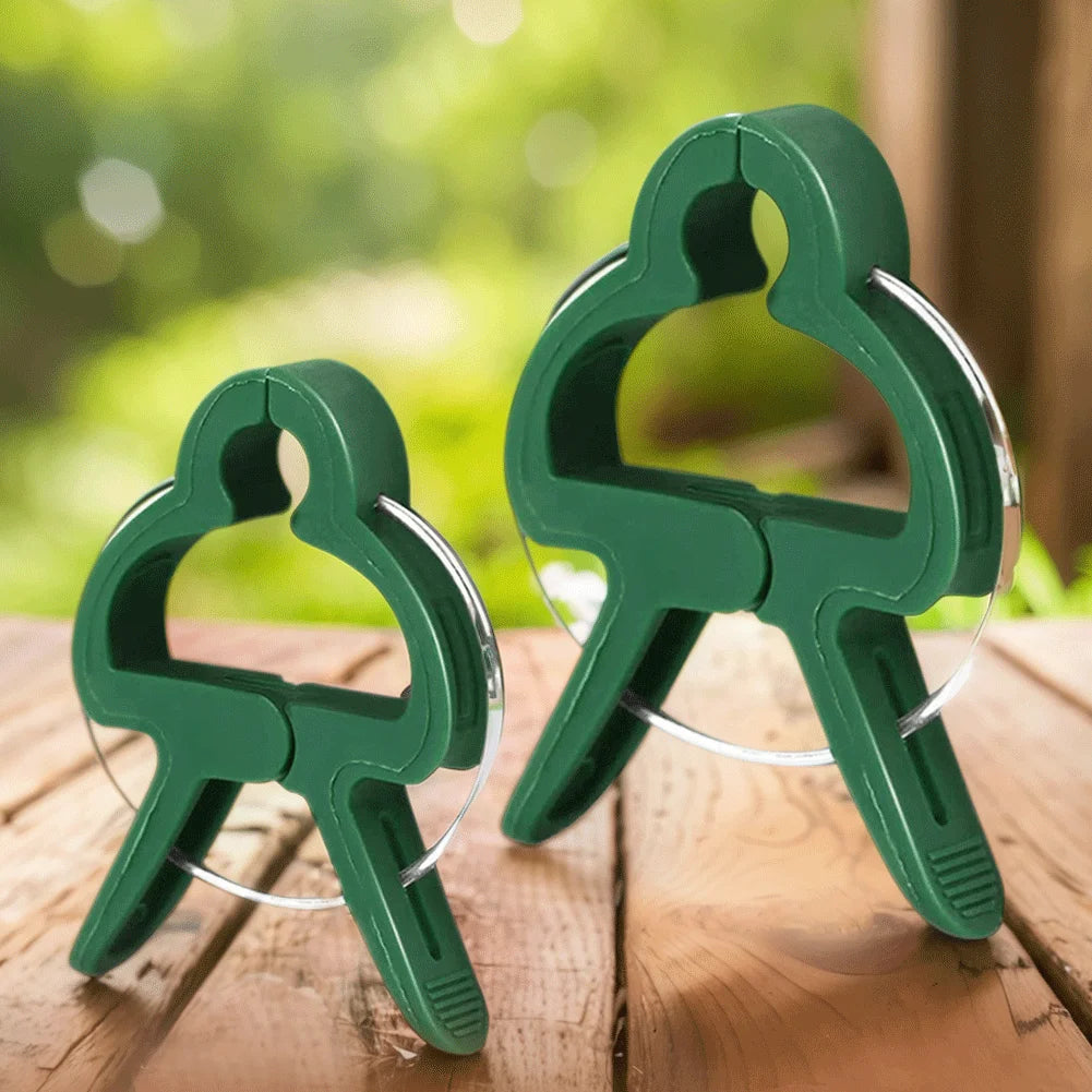 20 Garden Tomato Plant Support Clips Reusable Vines Grow Upright