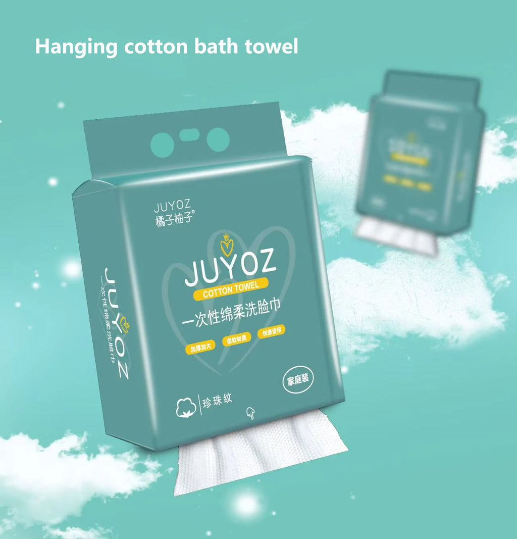 One-time use dry-wet dual-purpose facial cloth and towel for removing makeup. Hanging and extracting type. Wall-mounted. Househo Zpaxo