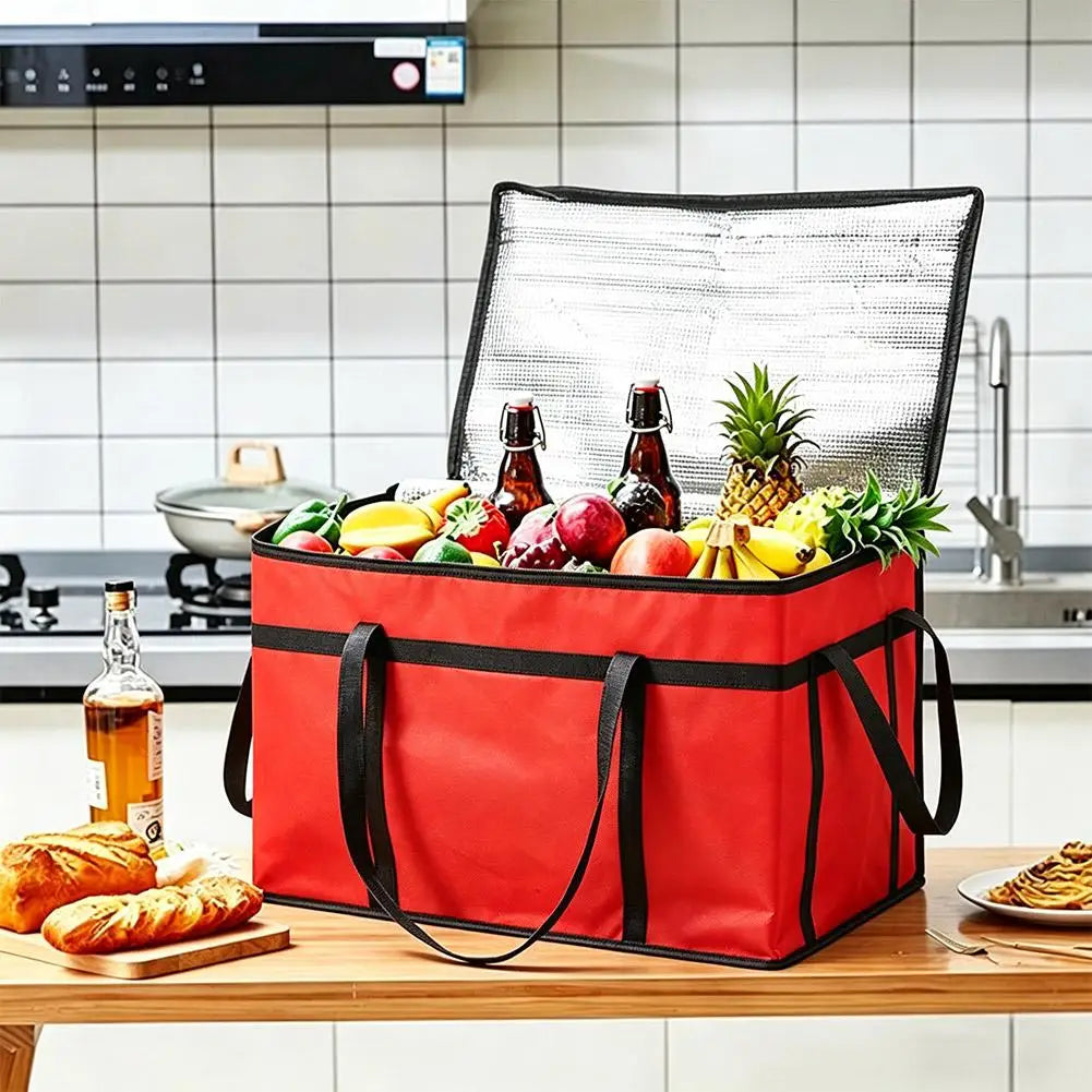 Large Insulated Tote Bag – Thermal Food & Grocery Cooler Insulated Cooler Tote Zpaxo