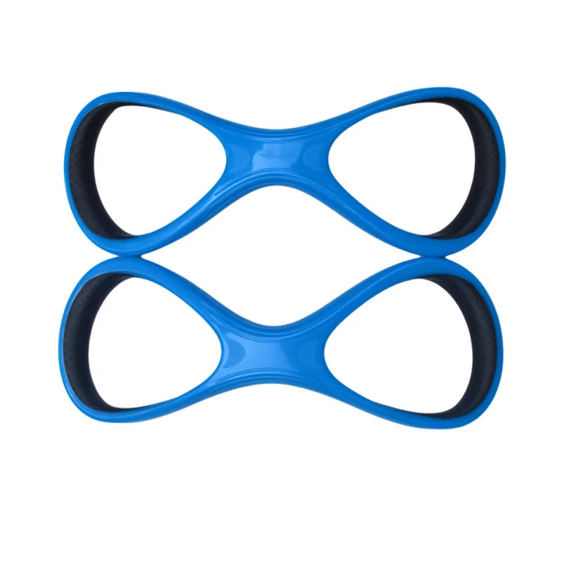 New swimming high elbow device arm elbow correction device adult and children's 8-shaped ring elbow correction device Zpaxo Blue S size
