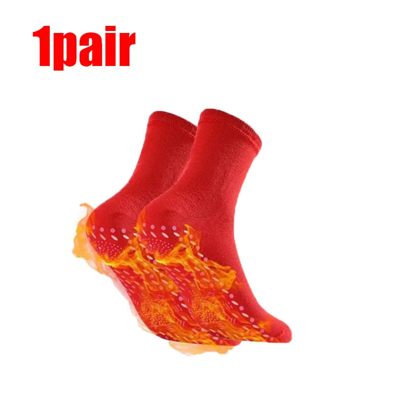 Self-Heating Tourmaline Thermal Socks – Men & Women