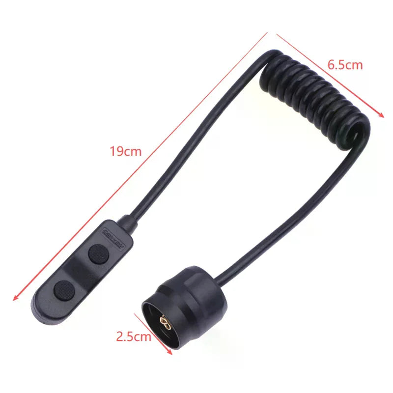 Remote Switch With Convoy Tail Suitable For Convoy C8/C8+/S2+/S3 Tail Flashlight Accessories Zpaxo