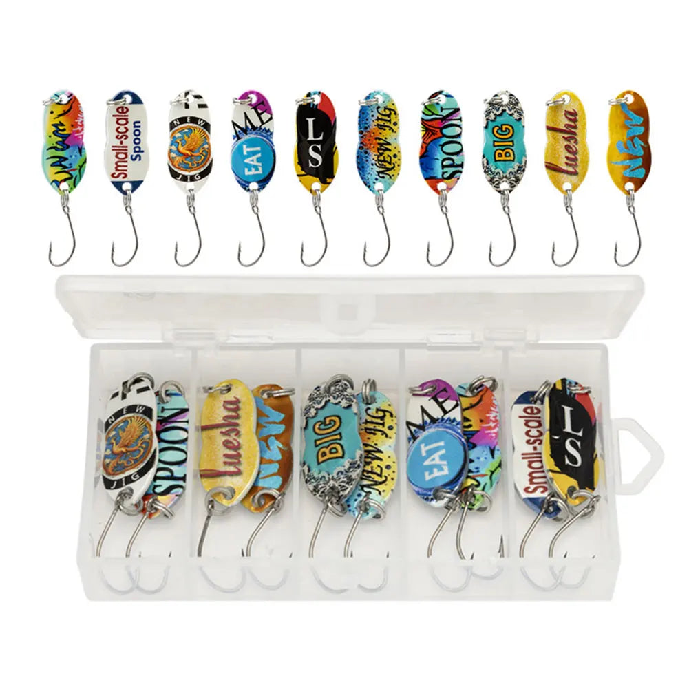 Box Spinner Bait Artificial Hard Fishing Wobblers Fisherman Salmon