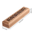 For Incense Storage And Burning Natural Bamboo Incense Burner With Laying Plate - Aromatherapy Wooden Box 1pc Zpaxo S