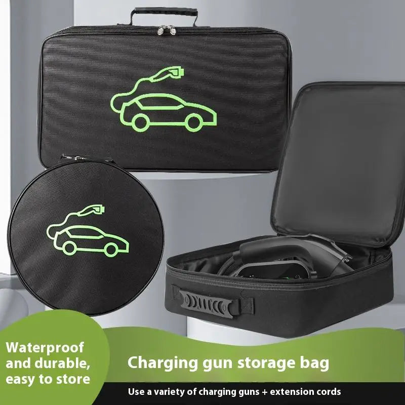 Waterproof EV Charging Cable Storage Bag | Car Organizer