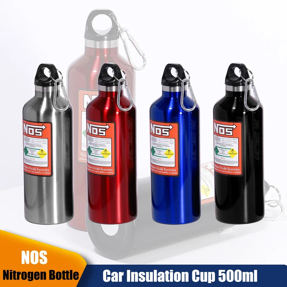 NOS Nitrogen Bottle Insulated Cup 500ml – Racing Style Travel Mug