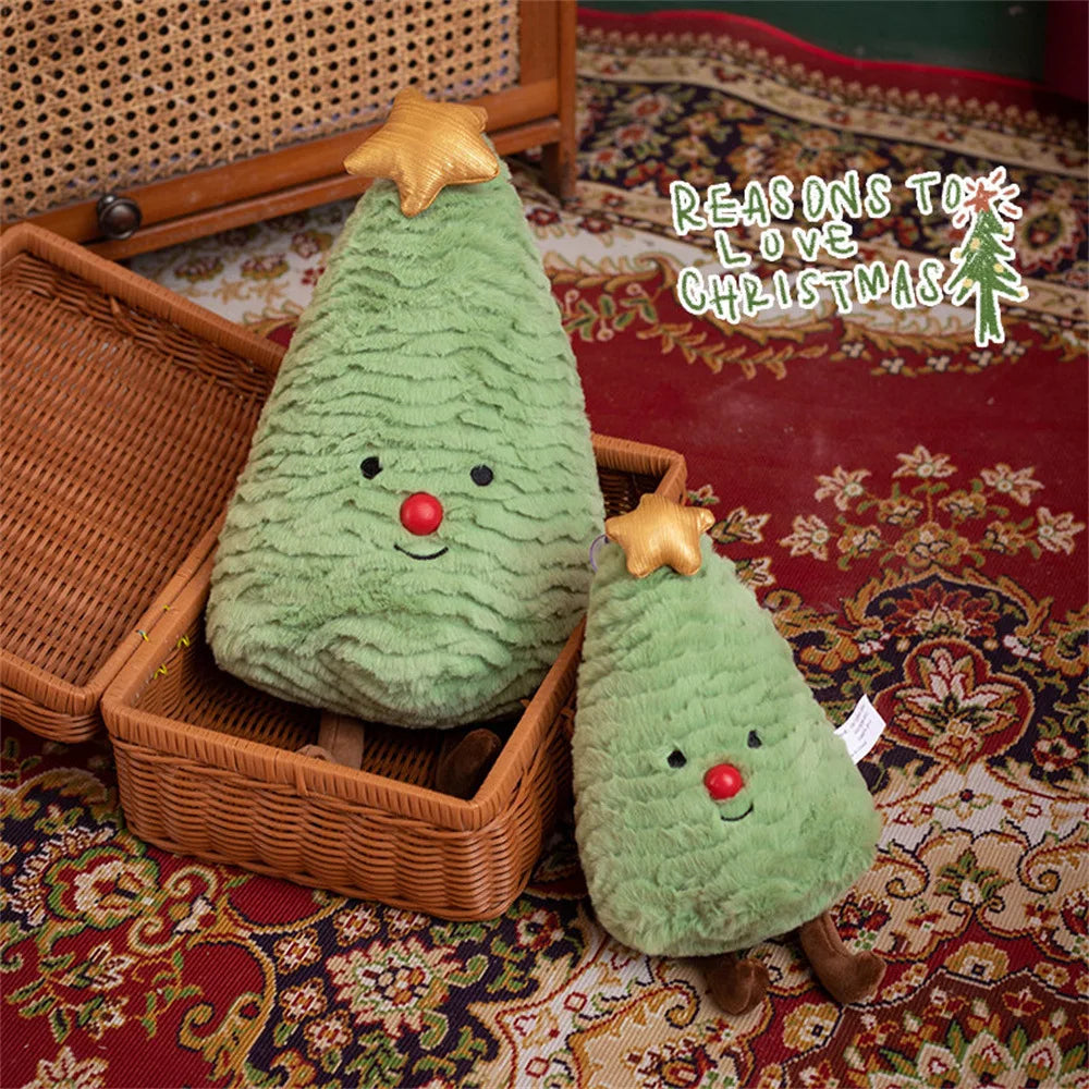Christmas gift gingerbread man holiday gift box Christmas tree plush doll INS cute comfortable sofa pillow decoration cushion Zpaxo