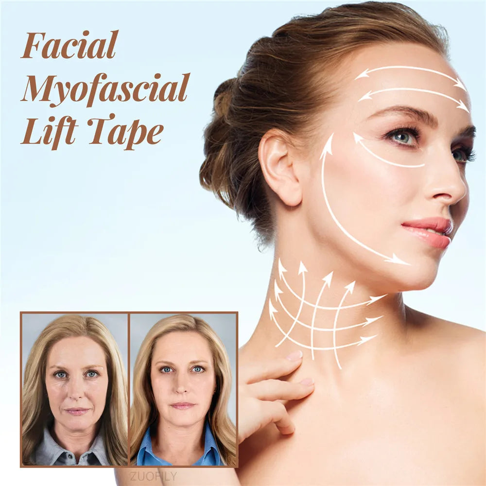 Face Lift Band Face Anti-sagging Lift Remove Eye Wrinkles V-shaped Face Breathable Lifting Face Paste Reusable Face Lift Tape Zpaxo