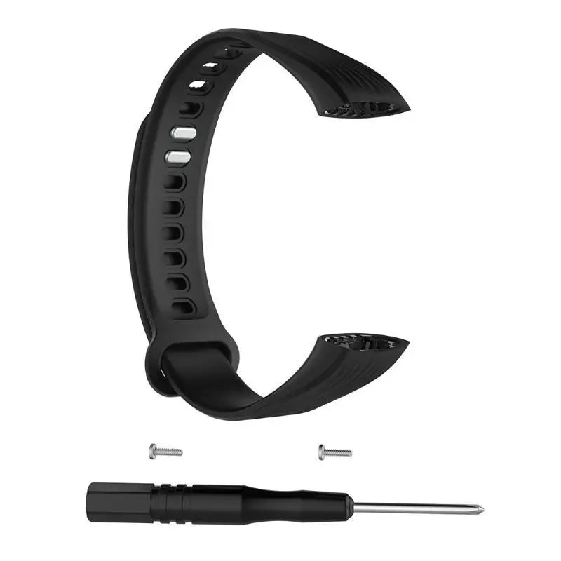 652F for Smart Watch Bracelet Band Protective Waterproof Silicone Strap for Huawei ho Zpaxo Black CN