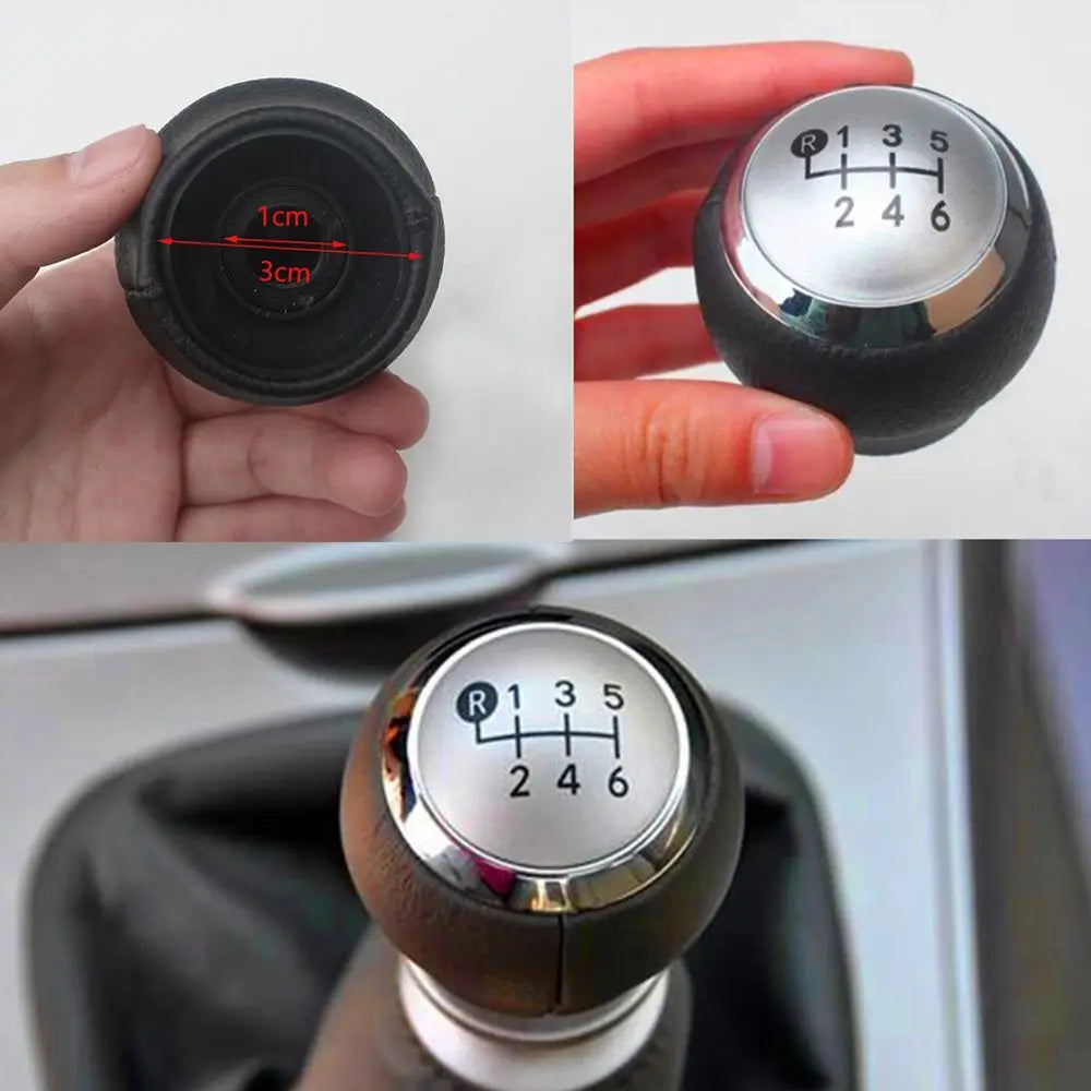 High Quality Black Car Shift Knob Gear Shift Knob Car Accessories Shift Knob Head 6 Speed Car Gear Knob Zpaxo