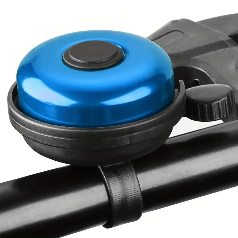 Premium Aluminum Bike Bell Classic Black High-pitched Sound Durable