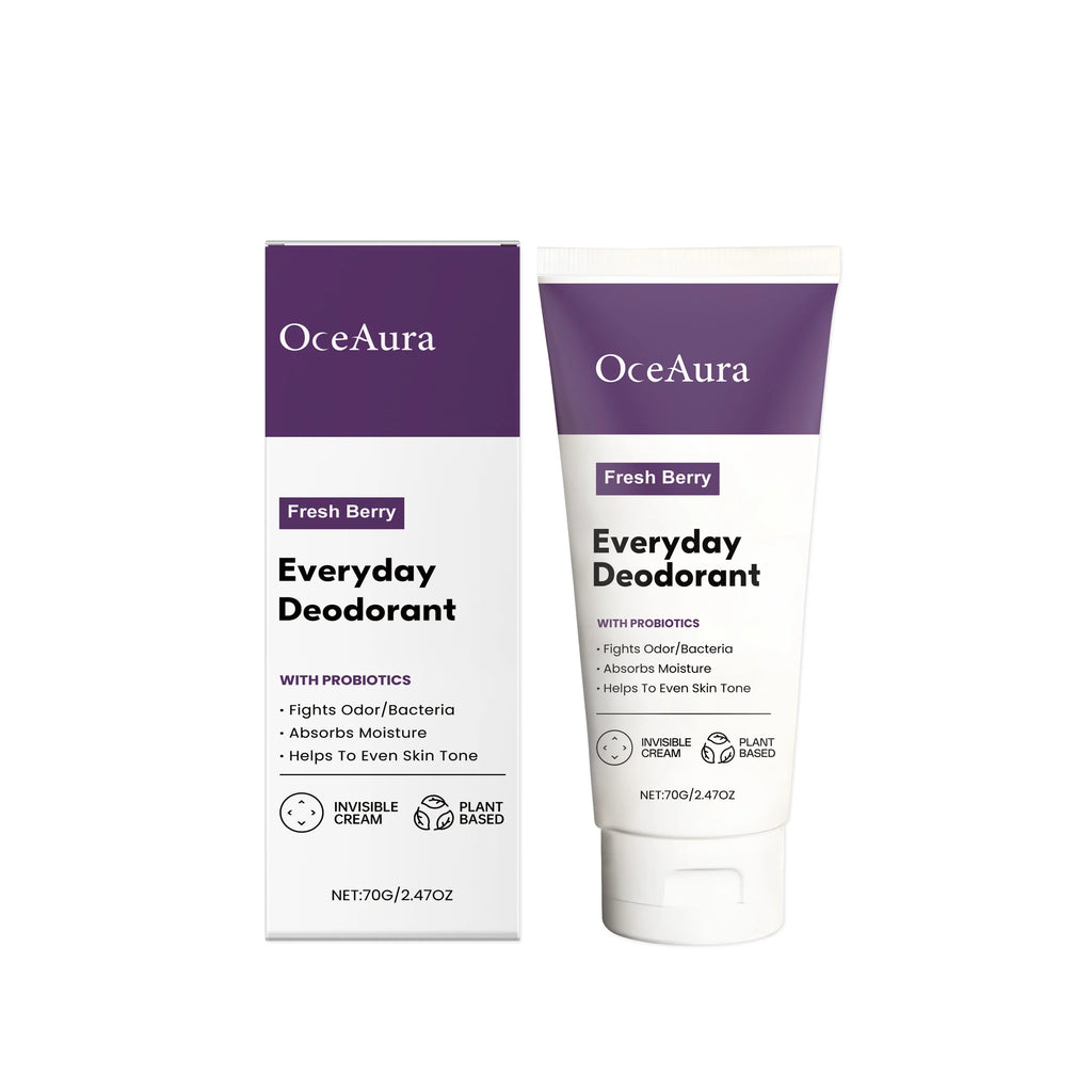 Fruity Scent Fresh Deodorant Cream, Cleans Underarm Odor, Summer Cool, Daily Body Care Cream, Nourishes & Softens Skin Zpaxo