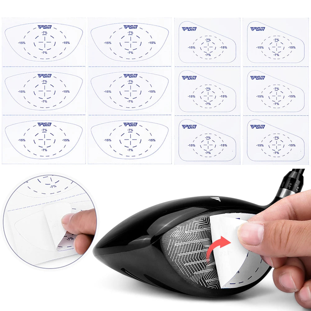 Golf Impact Tape Strike Stickers Improve Swing Accuracy Distance