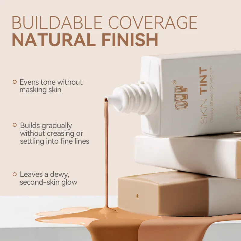 Moisturizing Foundation, Long-Lasting & Non-Caking, Natural Brightening, High Coverage, Ideal for All Party Occasions Zpaxo