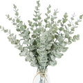 10- Artificial Eucalyptus Leaves Stems Branches Green Plants Wedding