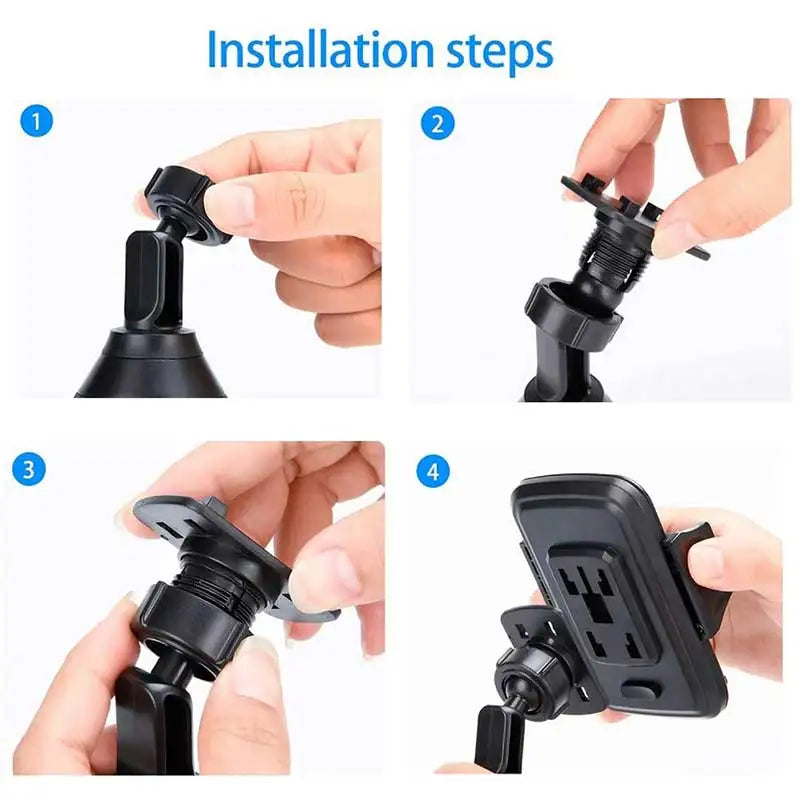 Universal Car Phone Holder Cellphone Mount Stand Adjustable Car Cup Phone Mount for iPhone 14 13 12 Por MAX Huawei Samsung Zpaxo