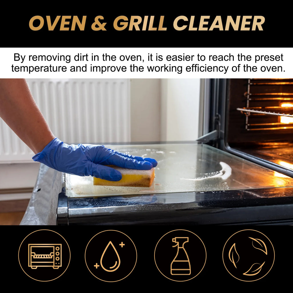 JAKEHOE Oven & Stove Foam Cleaner Degreaser Spray 100ml Oven Foam Cleaner Zpaxo