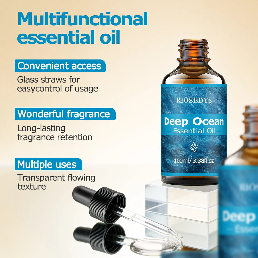 DEEP OCEAM ESSENTIAL OIL Suitable Massage Skincare Deeply Nourishes Zpaxo