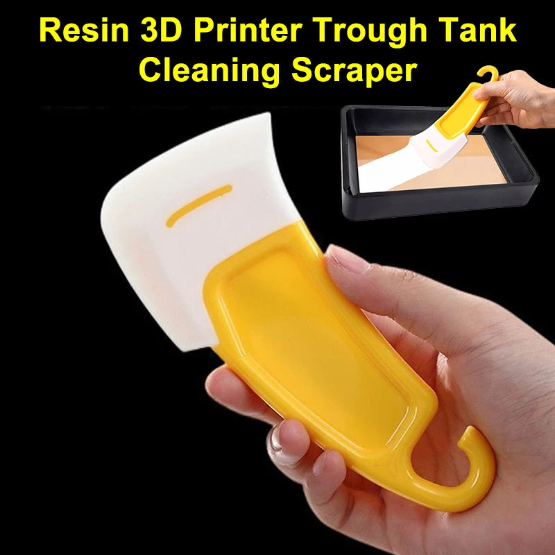 2/5/8Pcs 3D Printers Reservoir Maintenance Tools, Light-Curing Resin Cleaning Scrapers Zpaxo