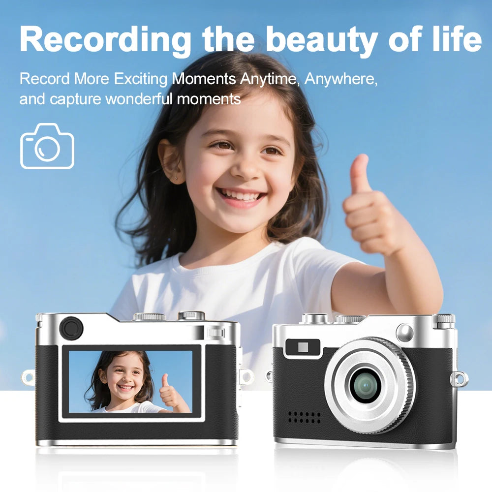 Mini Retro Campus Digital Camera HD Outdoor Travel Photo Portable