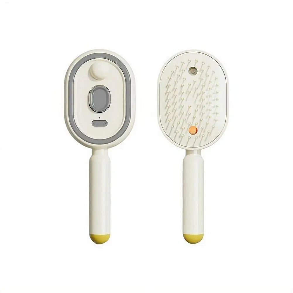 2-in-1 Spray Massage Comb | Scalp Hair Care Brush Tool Spray Massage Comb Zpaxo beige