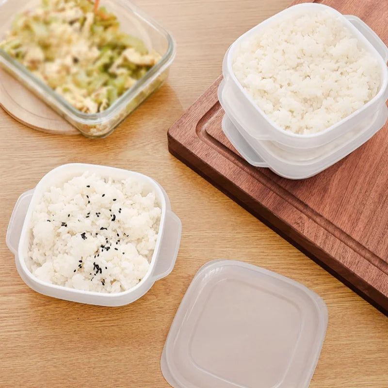 Rice storage box, microwaveable in the kitchen, steaming lunch box, freezer box for the fridge, fruit organizer box Zpaxo