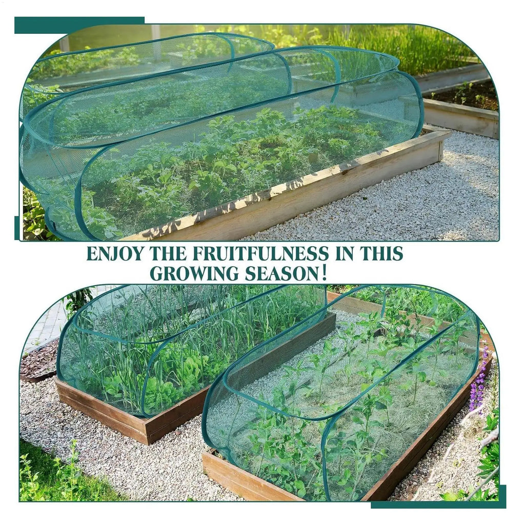 Popup Mesh Plant Cover Bird Barrier Net Cage Protector Vegetable