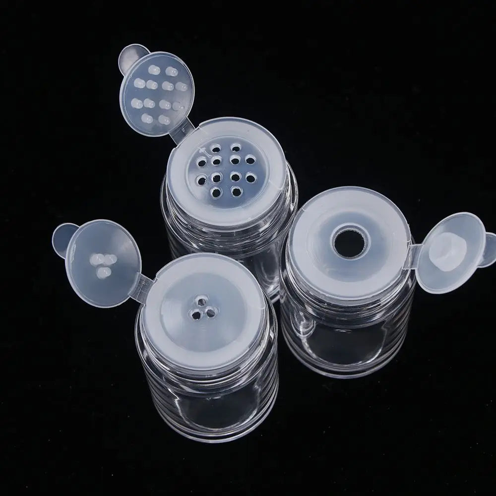 1PC Mini Transparent Seasoning Bottle Spice Bottle Salt Jar Picnic BBQ Outdoor Cooking Tool Kitchen Accessories Zpaxo