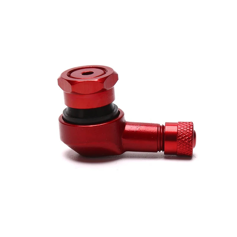 Aluminum Alloy Black Valve Motorcycle Rim 90 Degree Angle Wheel Tire