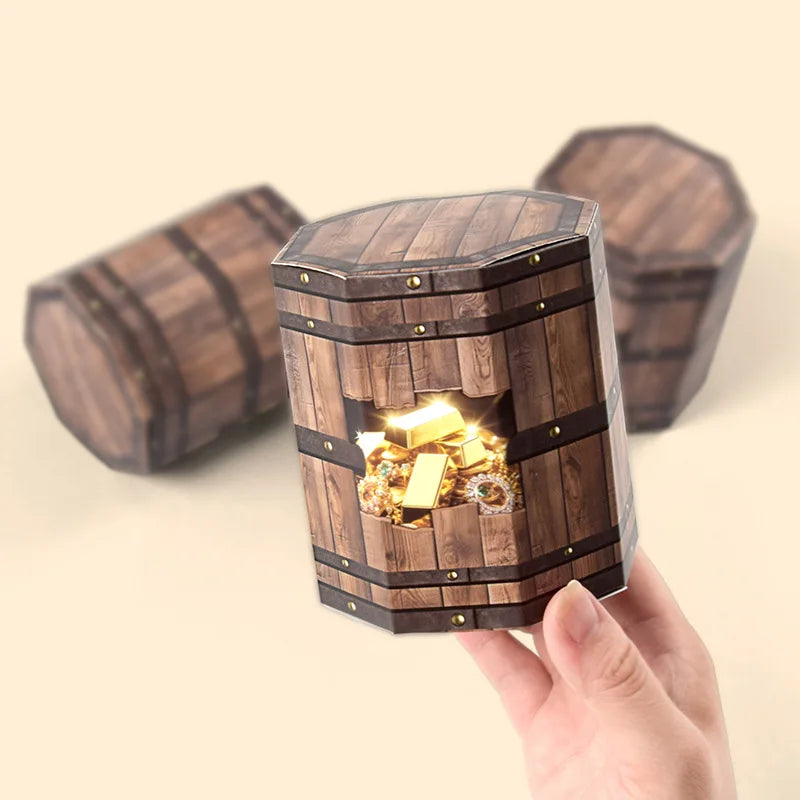 Pirate Treasure Chest Candy Box – Kids Party Favor Gift Box Party Favor Box Zpaxo