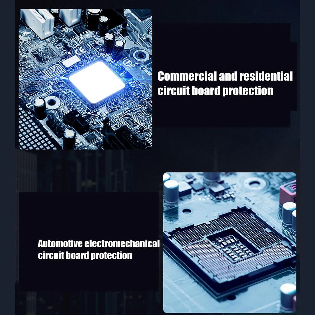 Electronic Waterproof Coating 100ML Protective Sealer Waterproof Quick-dry Clear Circuit Board Sealant with Brush for Insulating Zpaxo