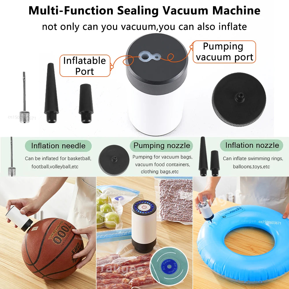 Vacuum Packaging Machine Food Storage Mini Handheld Pump Portable