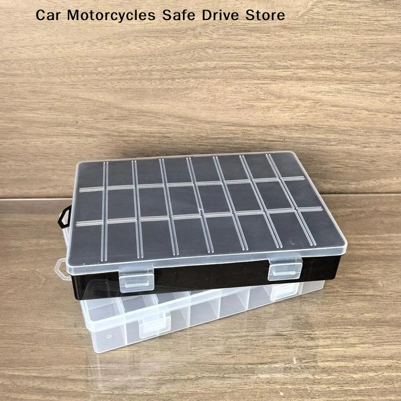 24 Grids Compartment Storing Electronic Accessories Screws Jewelry