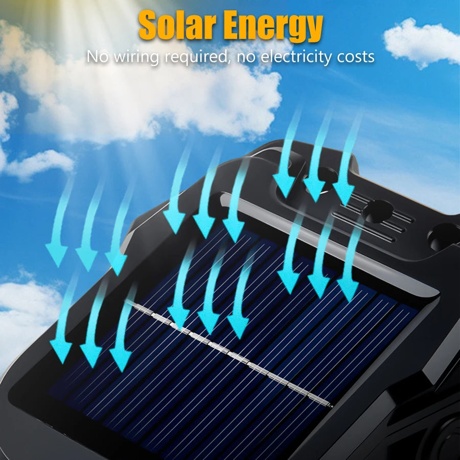 Solar Outdoor Wall Light Motion Sensor Easy Install Lamp Courtyard Zpaxo