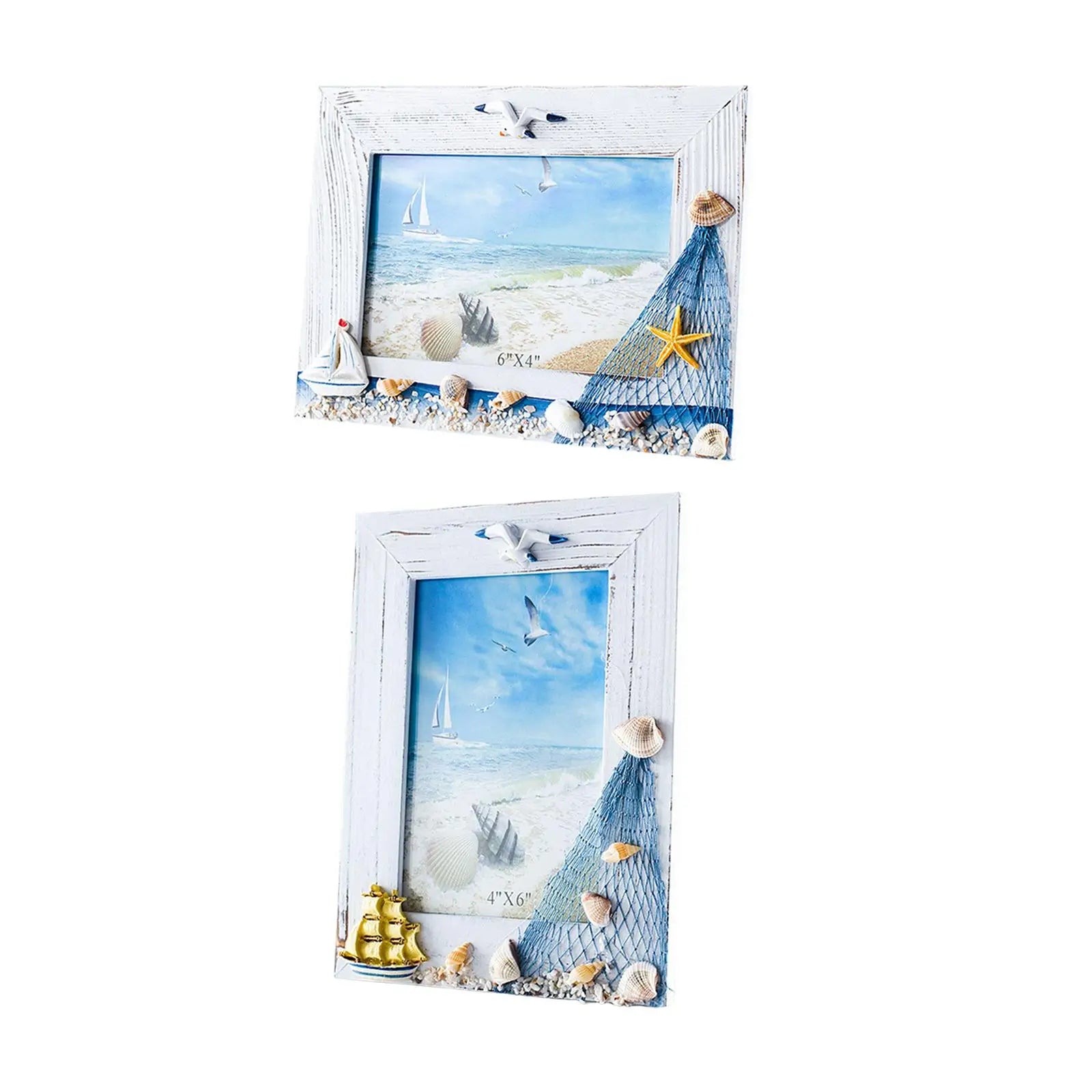 Photo Frame Shell Retro Ornaments Poster Picture Zpaxo