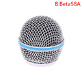 Microphone Replacement Head Steel Mesh Handheld Microphone Grill Mesh Head Fits Shure Beta 57A 58A 87A 845S 945 Zpaxo B
