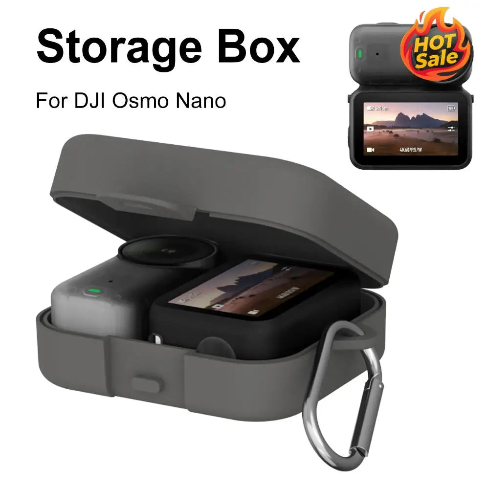 Portable Storage Box for DJI Osmo Nano Anti-Scratch Travel Camera Case Dustproof Plastic Protective Case for Outdoor Adventurers Zpaxo