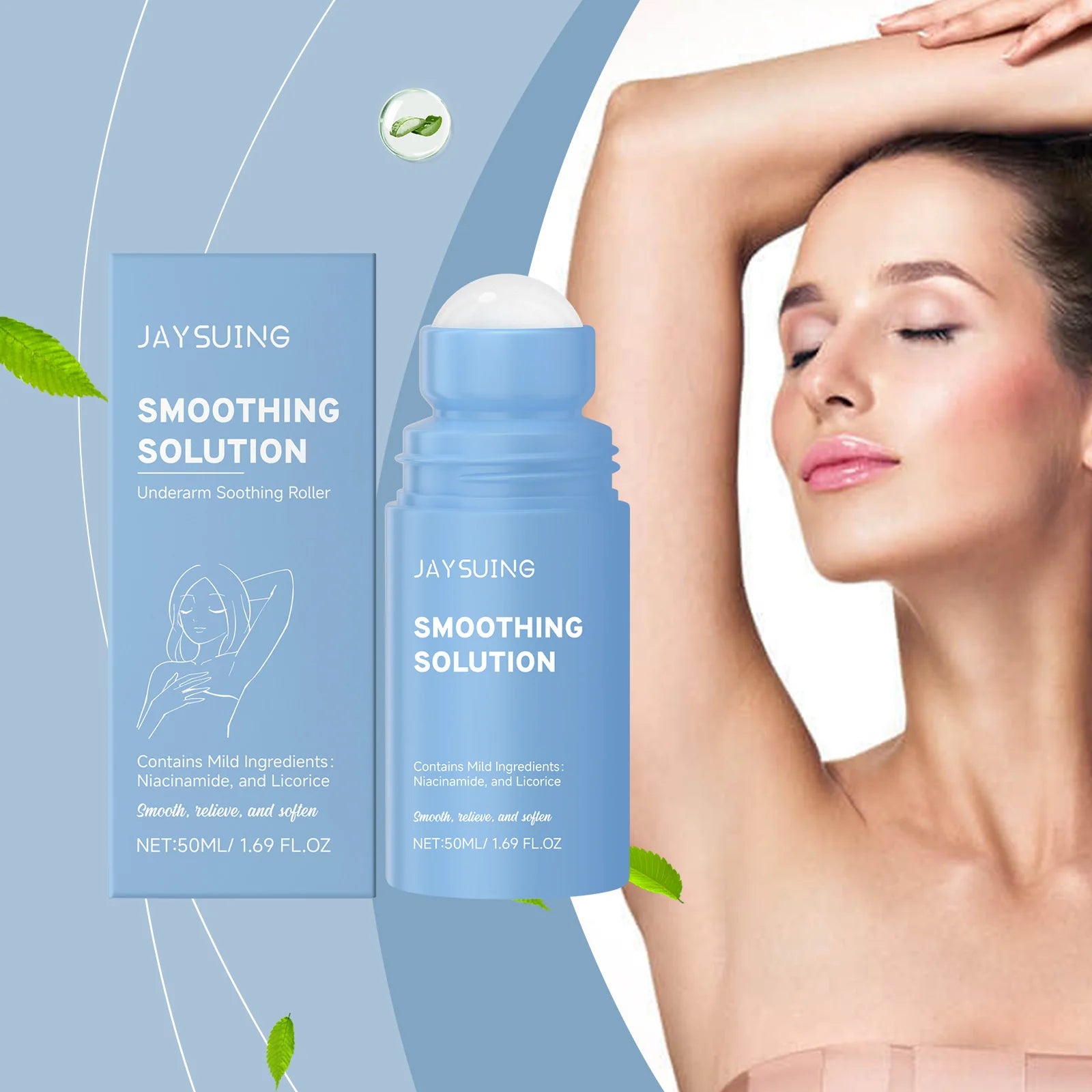 Jaysuing After Hair Removal Underarm Repair Cream 50ml Underarm Repair Cream Zpaxo 50ml boxed