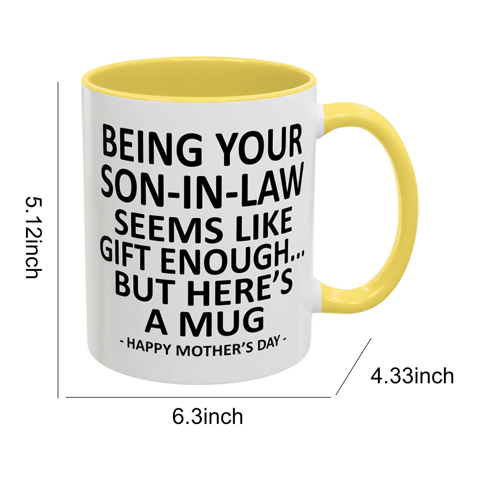 Being Son Law Seems Like Enough Funny Coffee Mug Cup Mothers Day