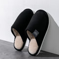 Winter Warm Slippers Men House Non Slip Soft Shoes Comfortable Flat