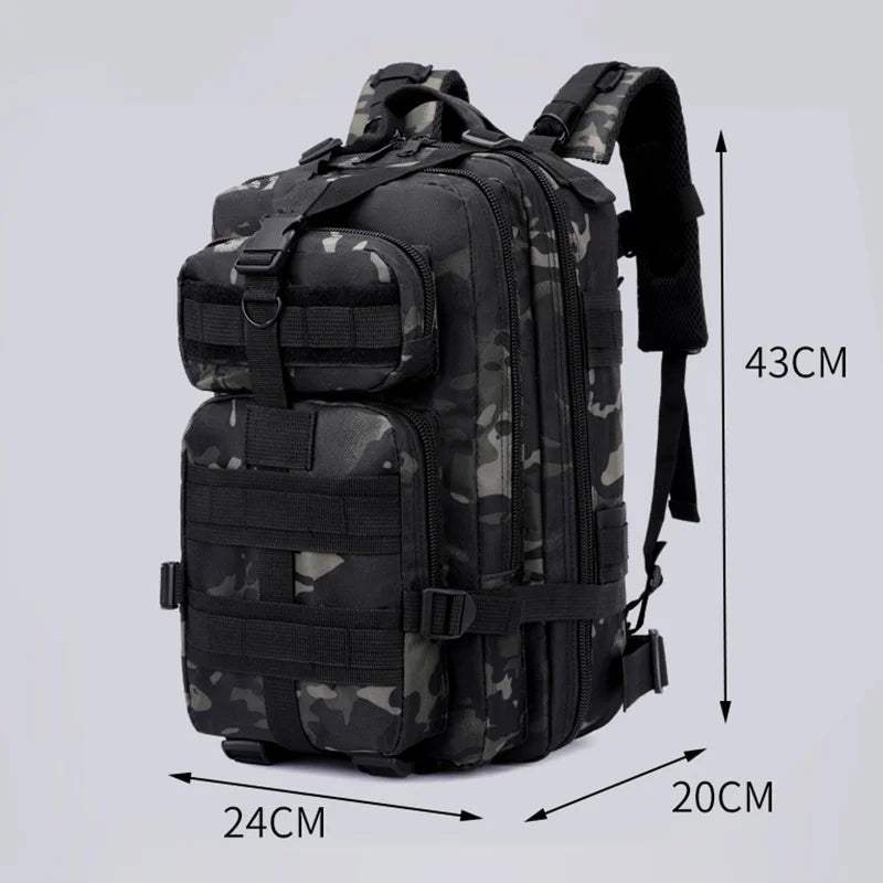 Tactical Outdoor Backpack – Camping, Hunting & Fishing Tactical Backpack Zpaxo