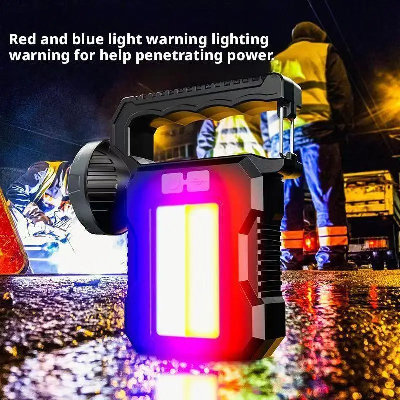 ESMARTER Solar Rechargeable LED Searchlight | Handheld Spotlight