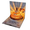 Musical Birthday Greeting Card 3D Happy Light Music Cards Women Men